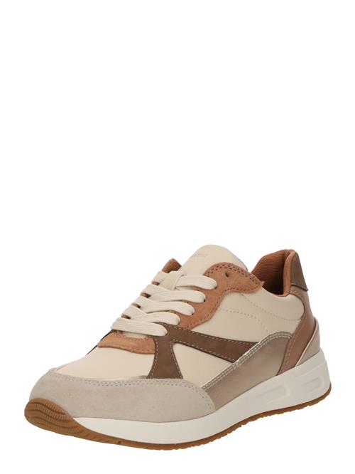 GEOX Sneaker low 'BULMYA'  elfenben / cognac / lysebrun