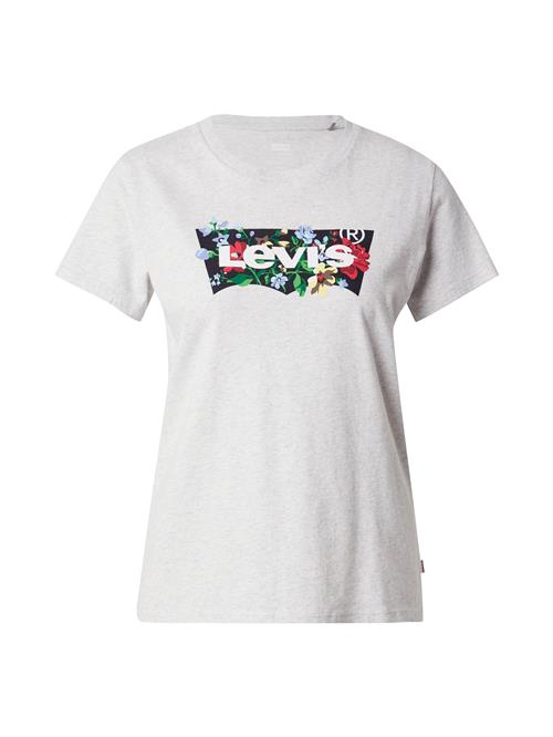 LEVI'S ® Shirts 'The Perfect Tee'  grå-meleret / rød / sort / hvid