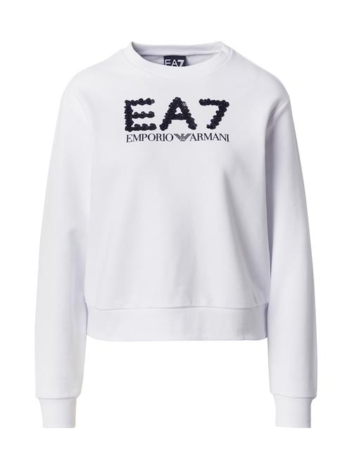 EA7 Emporio Armani Sweatshirt  sort / hvid