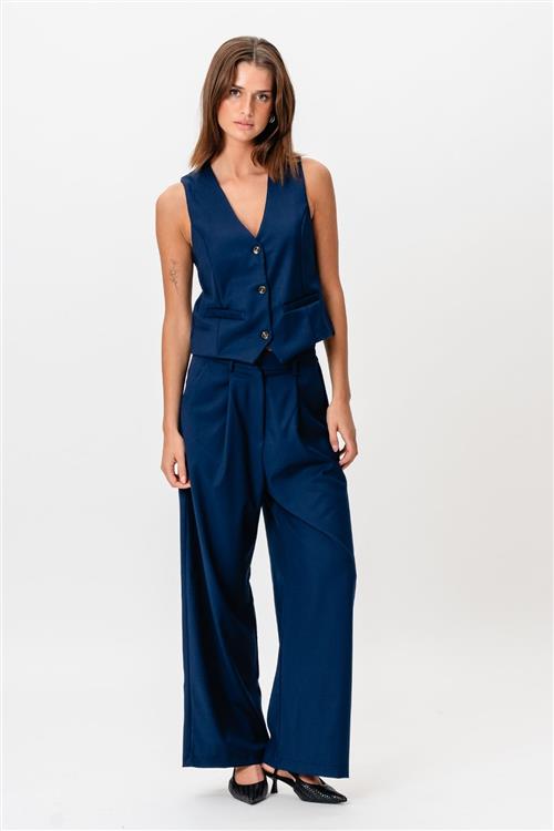 Nadia Vest og Pants (Navy) - Pakketilbud - Default Title - TEESHOPPEN