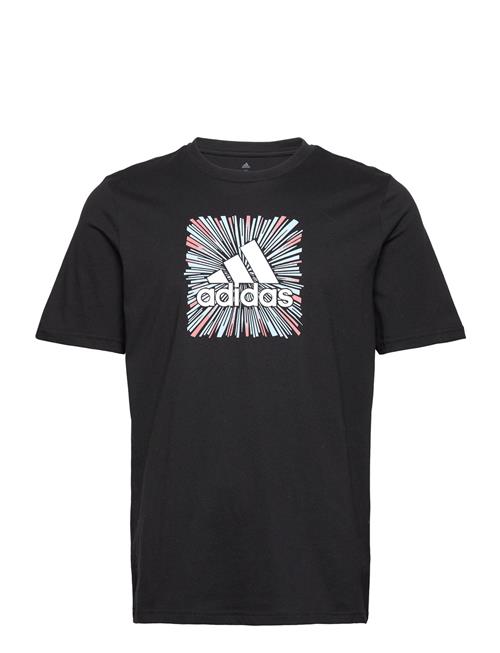 Sport Optimist Sun Logo Sportswear Graphic T-Shirt Adidas Performance Black