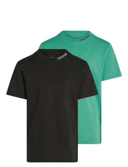 Neck Embro 2-P T-Shirts Calvin Klein Black