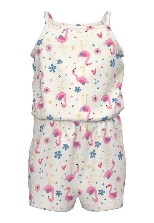 NAME IT Overall 'VIGGA'  turkis / fuchsia / lys pink / hvid-meleret
