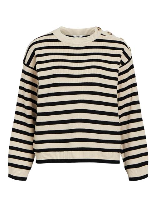OBJECT Pullover 'Elly'  creme / sort