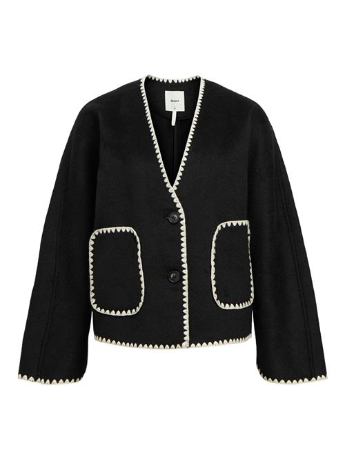 OBJECT Cardigan 'Lola'  sort / hvid