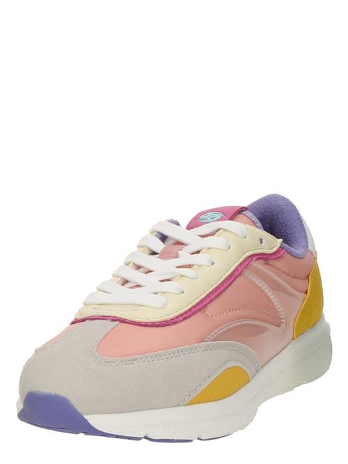Dockers by Gerli Sneakers  ecru / mørkegul / pink / lyserød