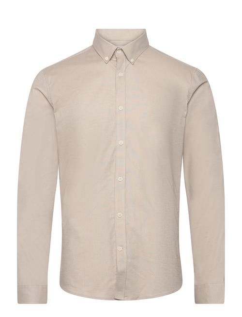 Yarn Dyed Oxford Superflex Shirt Lindbergh Beige