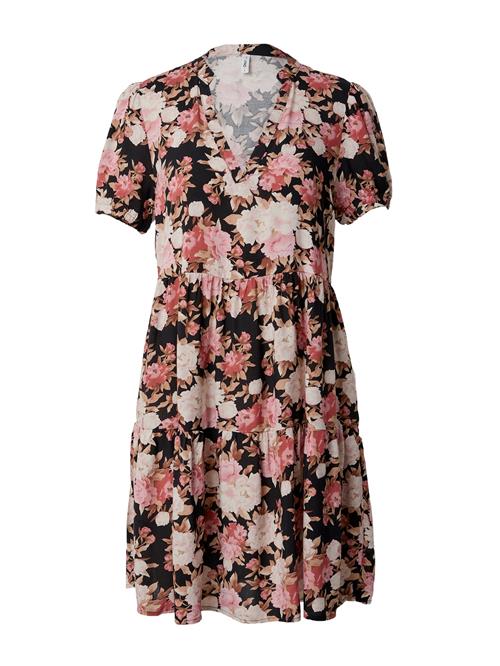 ONLY Kjole 'ONLNova Thea'  lyserød / pastelpink / sort