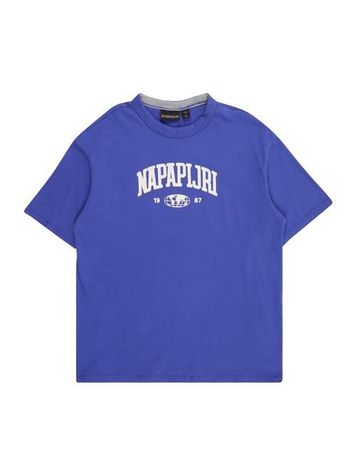 NAPAPIJRI Shirts 'S-INOT'  royalblå / hvid