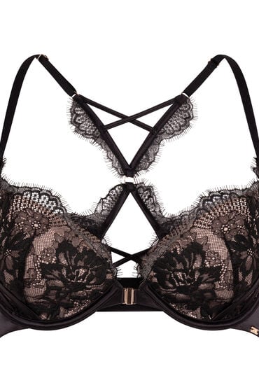 Hunkemöller Cynthia formstøbt bøjle-bh sort