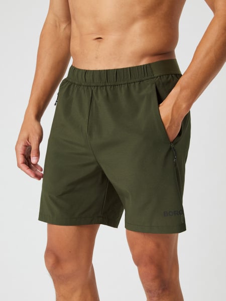 Björn Borg Borg Zip 7 Inch Shorts Grøn, M
