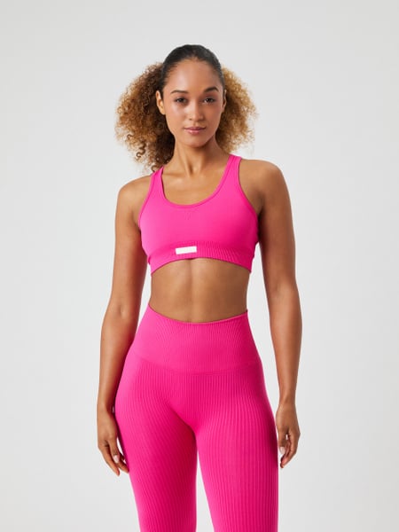Björn Borg Studio Seamless Low Sports Bra Pink, M