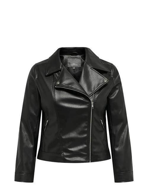 Carbecca Faux Leather Biker Otw ONLY Carmakoma Black