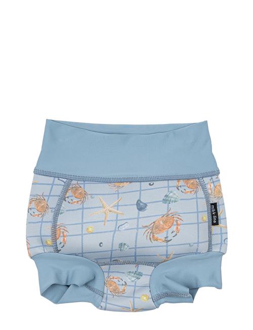 Swim Baby Pant Aop Recycled Mikk-line Blue