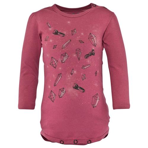 Hebe Longsleeved Bodysuit Pink 74/80 cm    74/80 cm  kvinde