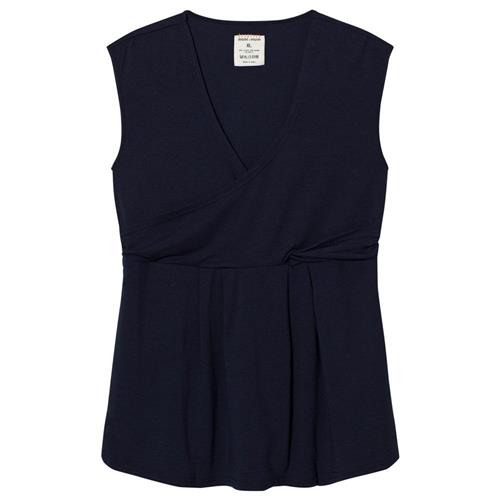 Mom2moM Glow Ventetop Navyblå S    S  kvinde
