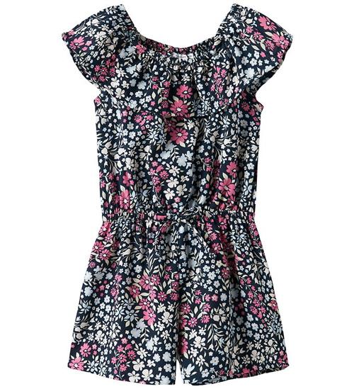 Name It Buksedragt - NmfVinaya - Carmine Rose/Cute Flower