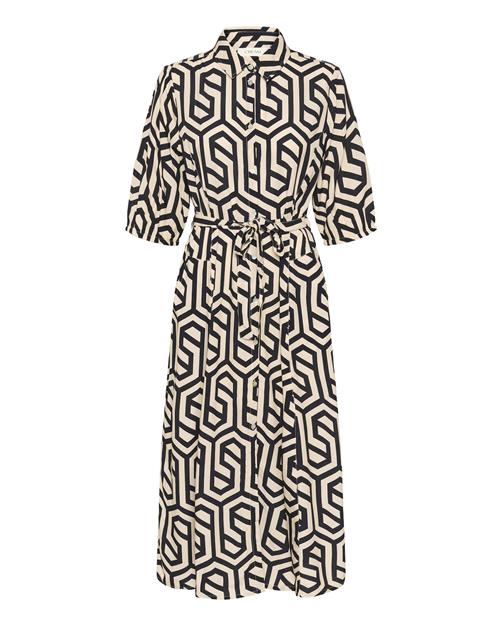 Cream Blusekjole 'Tiah'  beige / sort