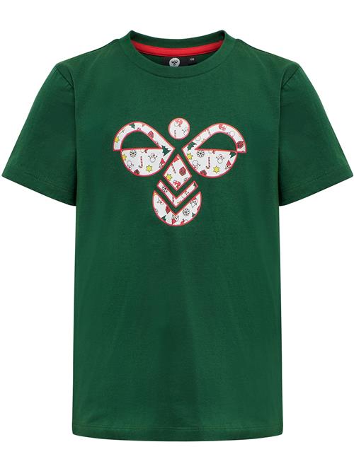 Hummel Shirts 'Santa'  gran / rød / hvid