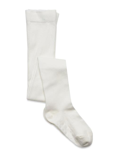 Tights Sg H Plain Knitted Lindex White