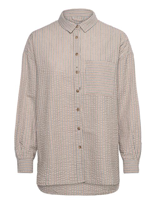 Striped Shirt Pj Rethinkit Studios Beige