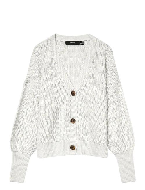 Vmlea Ls V-Neck Cuff Cardigan Noos Vero Moda White
