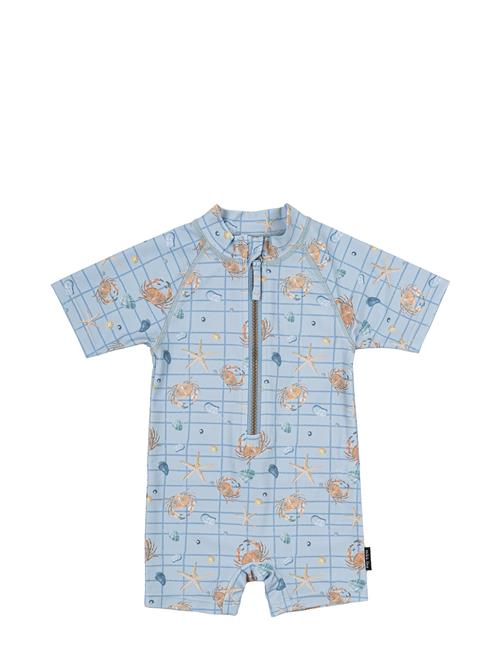 Uv Suit Recycled Aop Mikk-line Blue