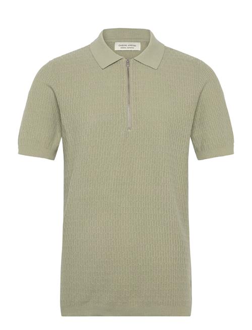 Cfjoe Ss Structured Polo Knit Casual Friday Khaki