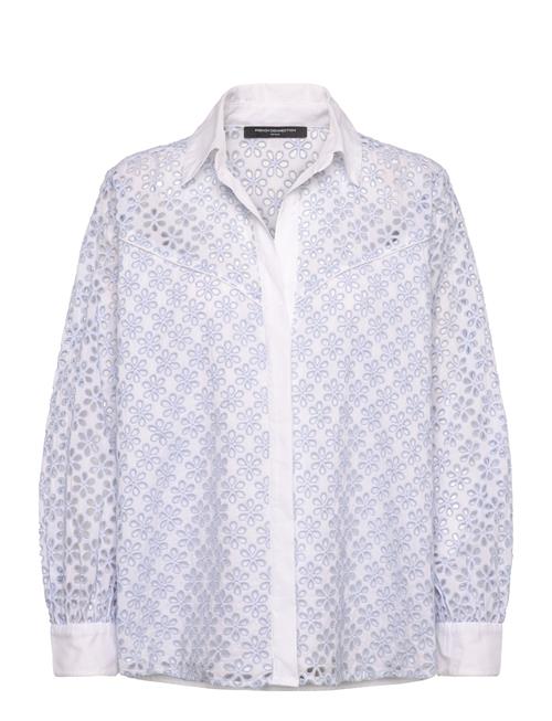 Galina Cotton Embroidered Shir French Connection Patterned