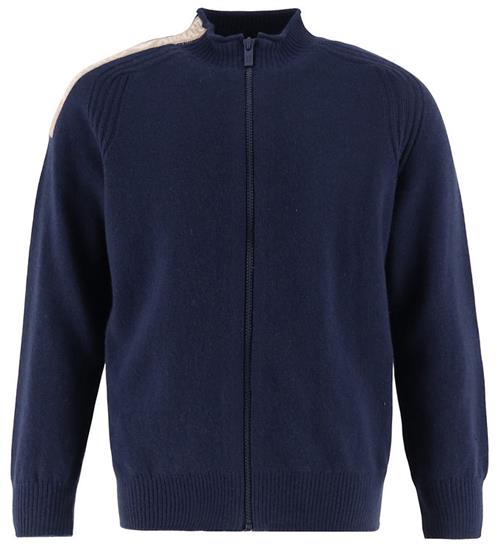 Emporio Armani Cardigan - Viskose/Uld - Naval Academy