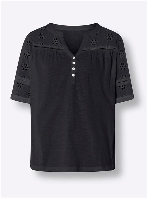 heine Bluse  sort