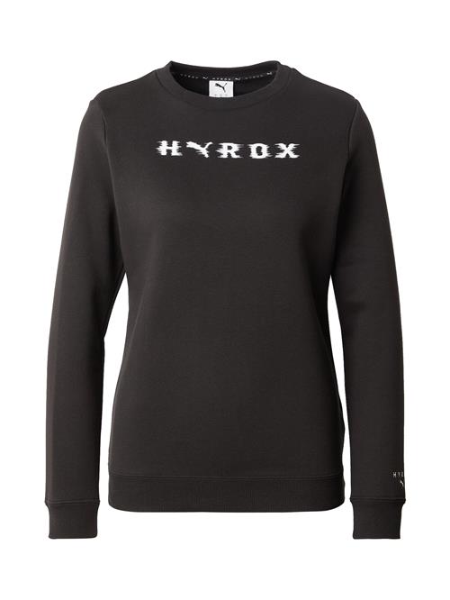 PUMA Sportsweatshirt 'Puma x Hyrox'  grå / sort / hvid