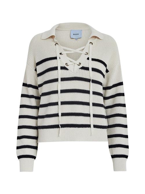minus Pullover 'Danisa'  beige / sort