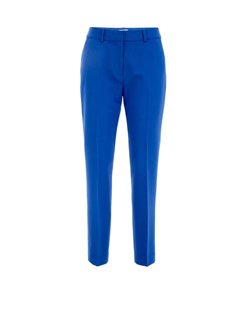 WE Fashion Bukser med fals  koboltblåt