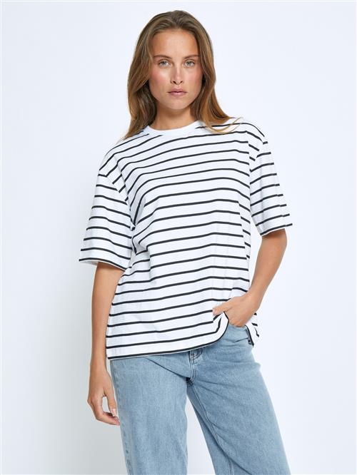 DESIRES Shirts 'Elin'  sort / hvid