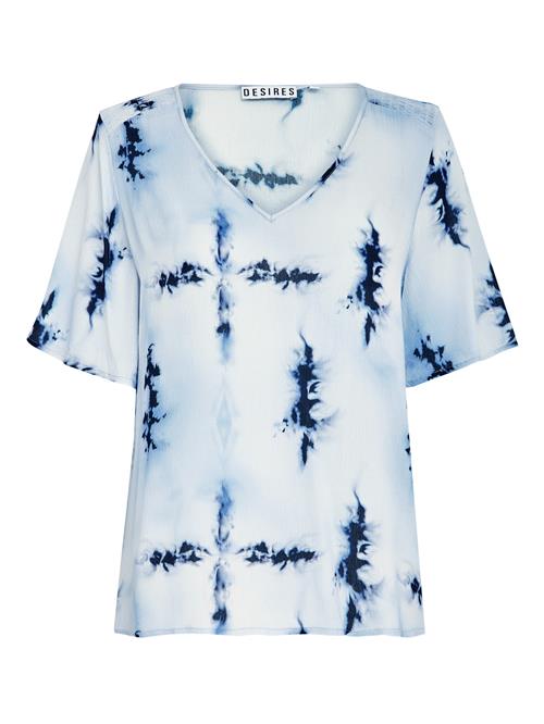 DESIRES Bluse 'Bina'  marin / pastelblå