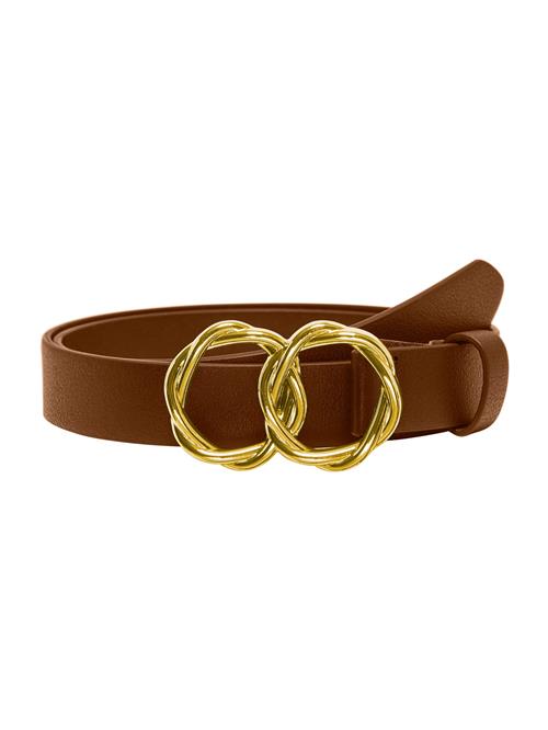 ONLY Bælte 'ONLRASMILLA'  cognac / guld