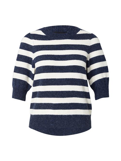 VERO MODA Pullover 'VMDOFFY'  navy / hvid