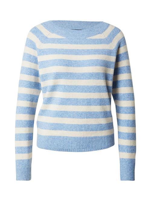 VERO MODA Pullover 'VMDoffy'  lyseblå / hvid