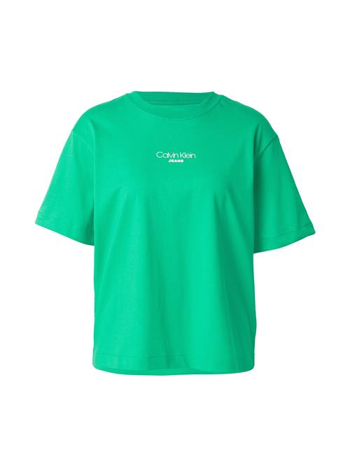 Calvin Klein Jeans Shirts  grøn / hvid