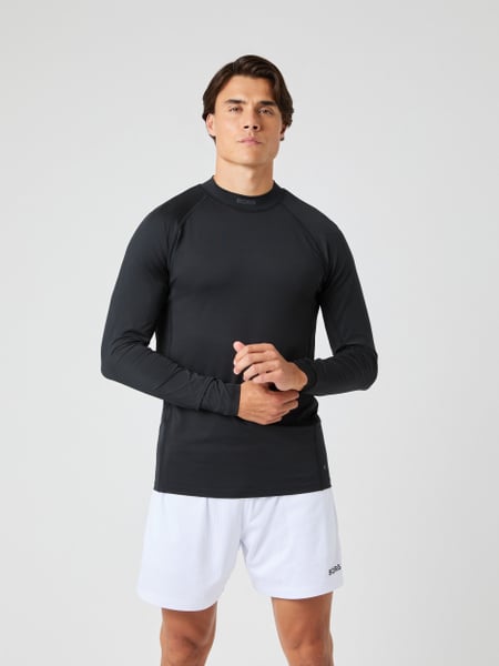 Björn Borg Borg Mock Neck Ls T-shirt Sort, XL