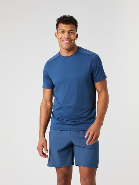 Björn Borg Ace Mesh Panel T-shirt Blå, XL