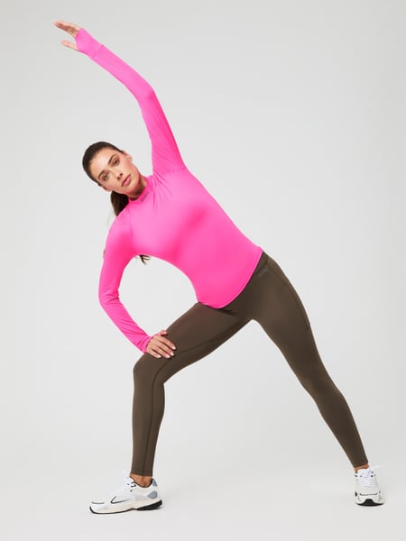 Björn Borg Borg Performance Brushed Mockneck Pink, M