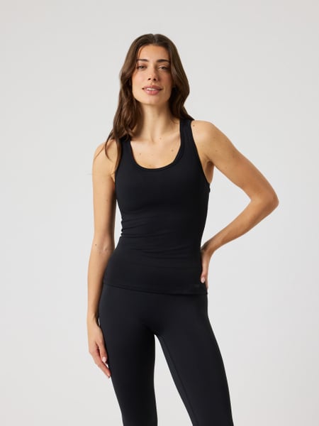 Björn Borg Borg Soft Racerback Tank Top Sort, M