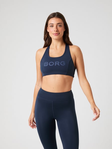 Björn Borg Borg Mid Support Sports Bra Marineblå, M
