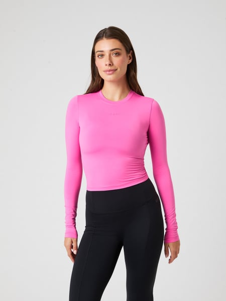 Björn Borg Studio Soft Cropped Longsleeve Pink, S
