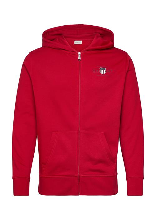 Graphic Fullzip Hoodie GANT Red
