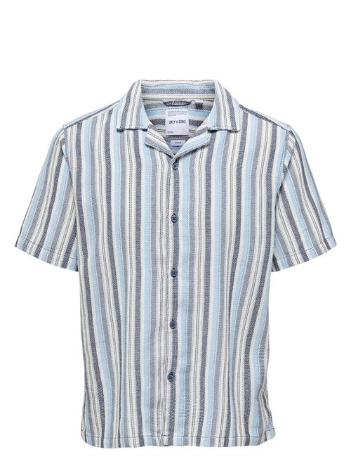 Onstrev Life Reg Stripe Ss Shirt Noos ONLY & SONS Blue
