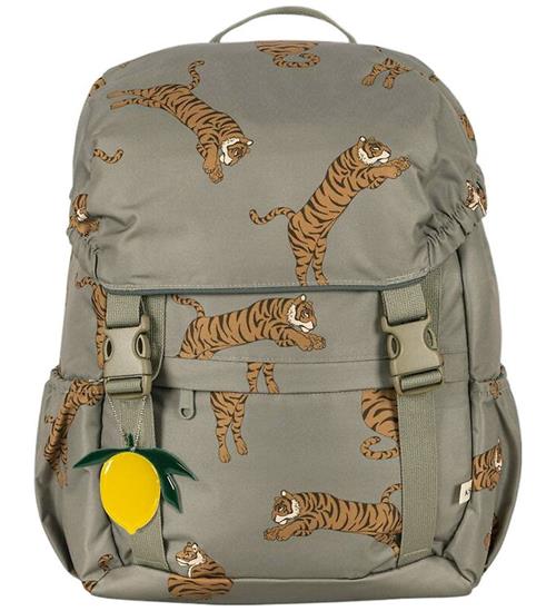 Konges Sløjd Skoletaske m. Gymnastiktaske - Clover - Tiger Oak
