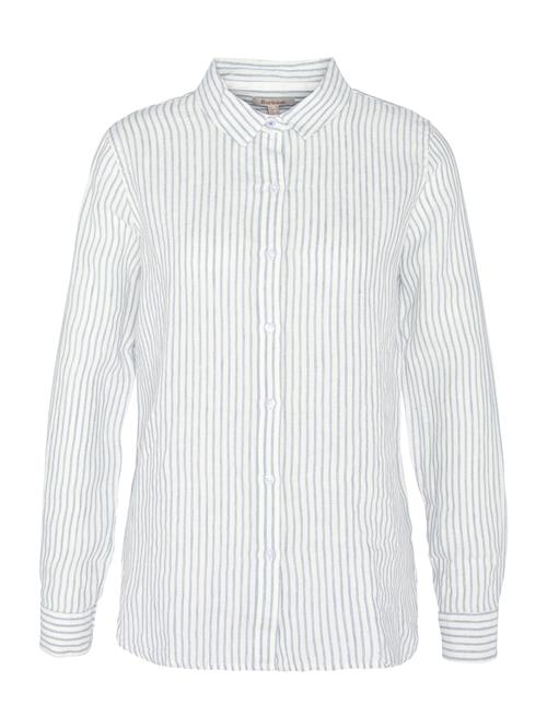 Barbour Bluse 'Chambra'  lyseblå / hvid